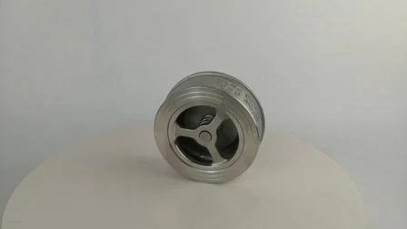 H71W-16 SS304 5'' Metal Wafer Spring Check Valve for Dyeing Machine Pipeline Engineering